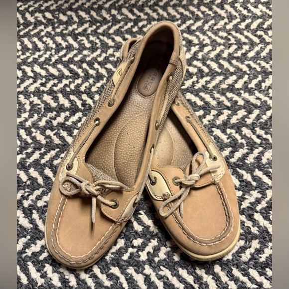SPERRY TOPSIDER Angelfish Boat Shoe Loafer in Tan Size 10M - Picture 1 of 6